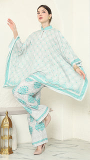 Sea Salt Songket Pants Set