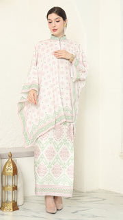 Baby Pink Songket Sarong Set