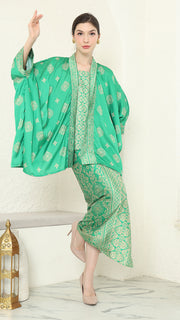 Green Gold Kutubaru Bali Sarong Set