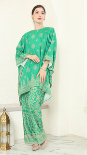 Green Gold R-neck Bali Pants Set