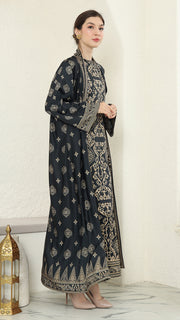 BLACK GOLD OUTER DRESS SET