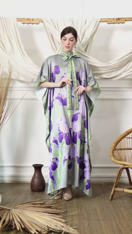 Purple Orchid Short HC Kaftan