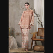 Chai Latte Ikat HC neck Sarung Set