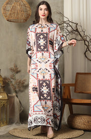 Ethnic Short Sleeve Kaftan