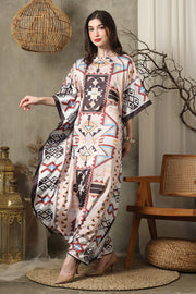 Ethnic Short Sleeve Kaftan