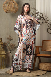 Ethnic Short Sleeve Kaftan