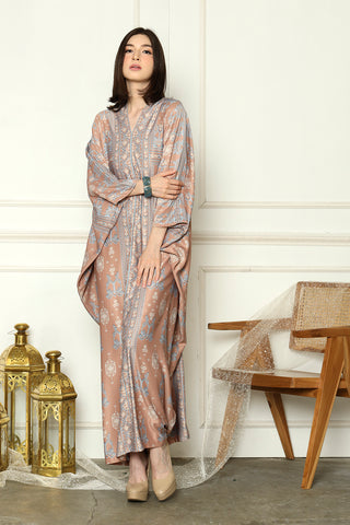 Long Sleeve Songket Kaftan