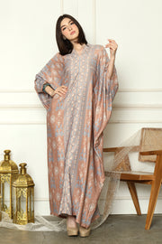 Long Sleeve Songket Kaftan