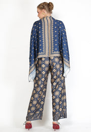 Kanzi Blue Tapis Tunik Set with Pants
